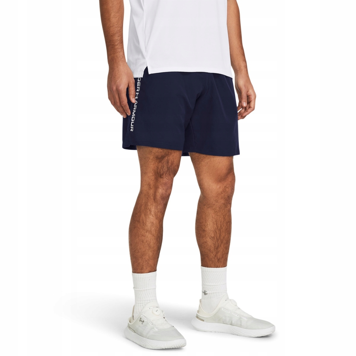 Under Armour Szorty Woven Wordmark Navy r. S