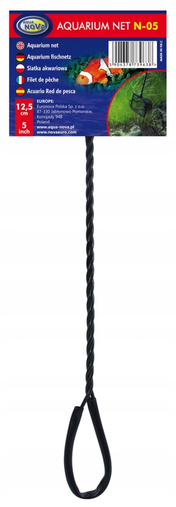 

Siatka N-05 podbierak 12,5x10,5cm, długość 30cm