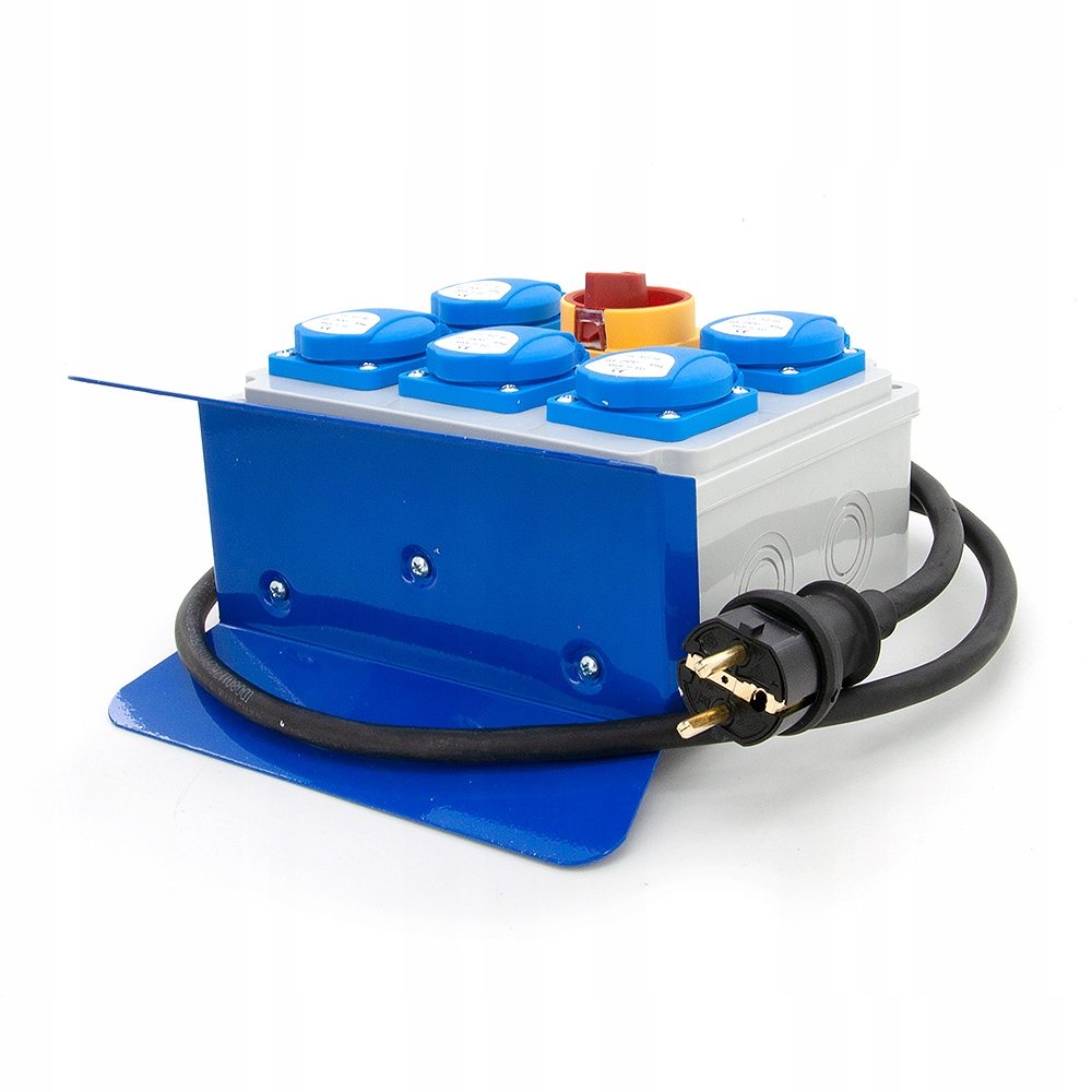 ROZDZIELNICA SKRZYNKA JEDNOFAZOWA PRZENOŚNA 5x230V Prąd znamionowy 63 A