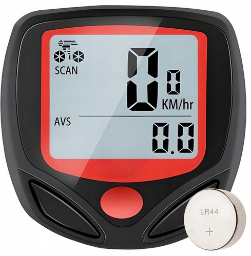 Licznik Rowerowy PRZEWODOWY WODOODPORNY LCD Roweru komputer 14 Funkcji
