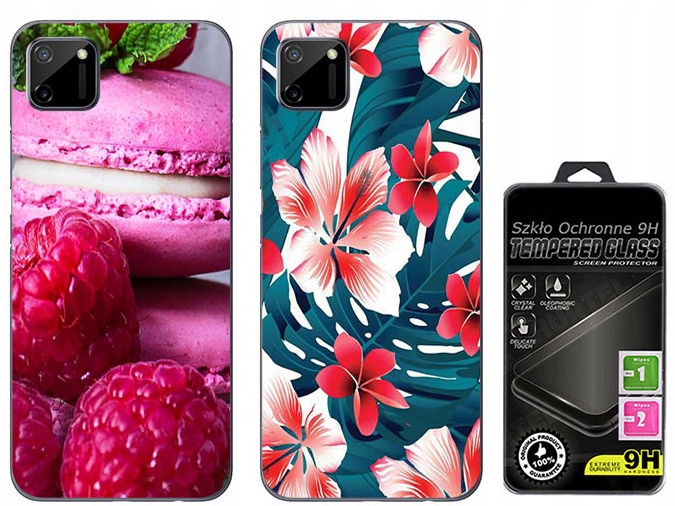

2 x Etui Silikon Do Realme C11 Szkło
