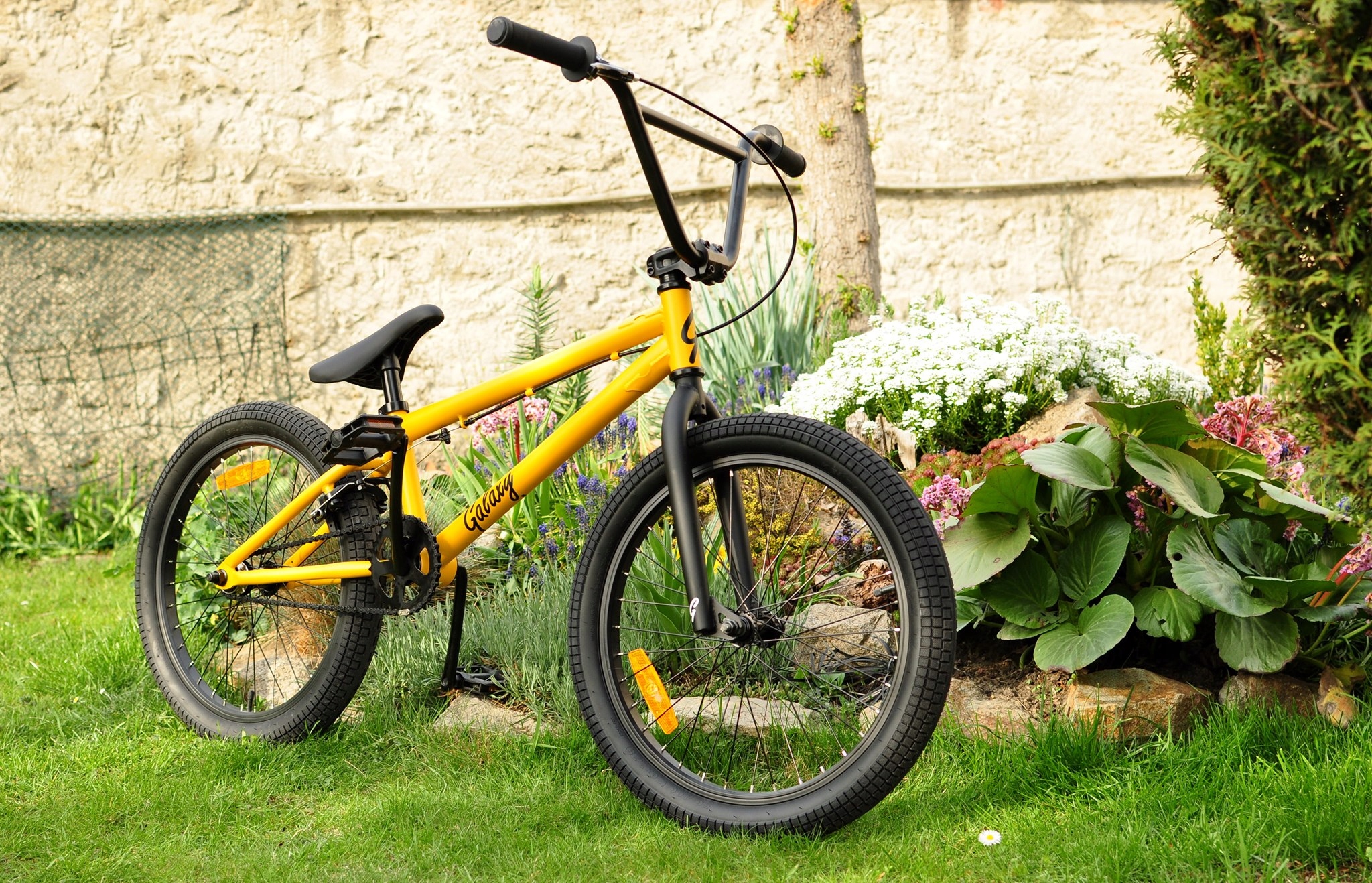 BMX GALAXY EARLY BIRD U-break żółty wyczynowy S200070 Płeć produkt uniseks
