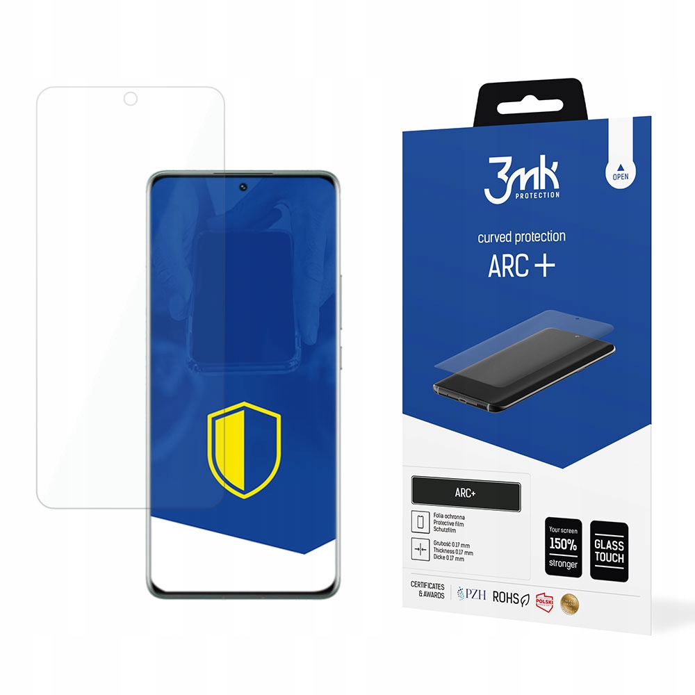 3MK Arc+ Folia Ochronna Do Xiaomi 12 Pro Szkło Hartowane 9H