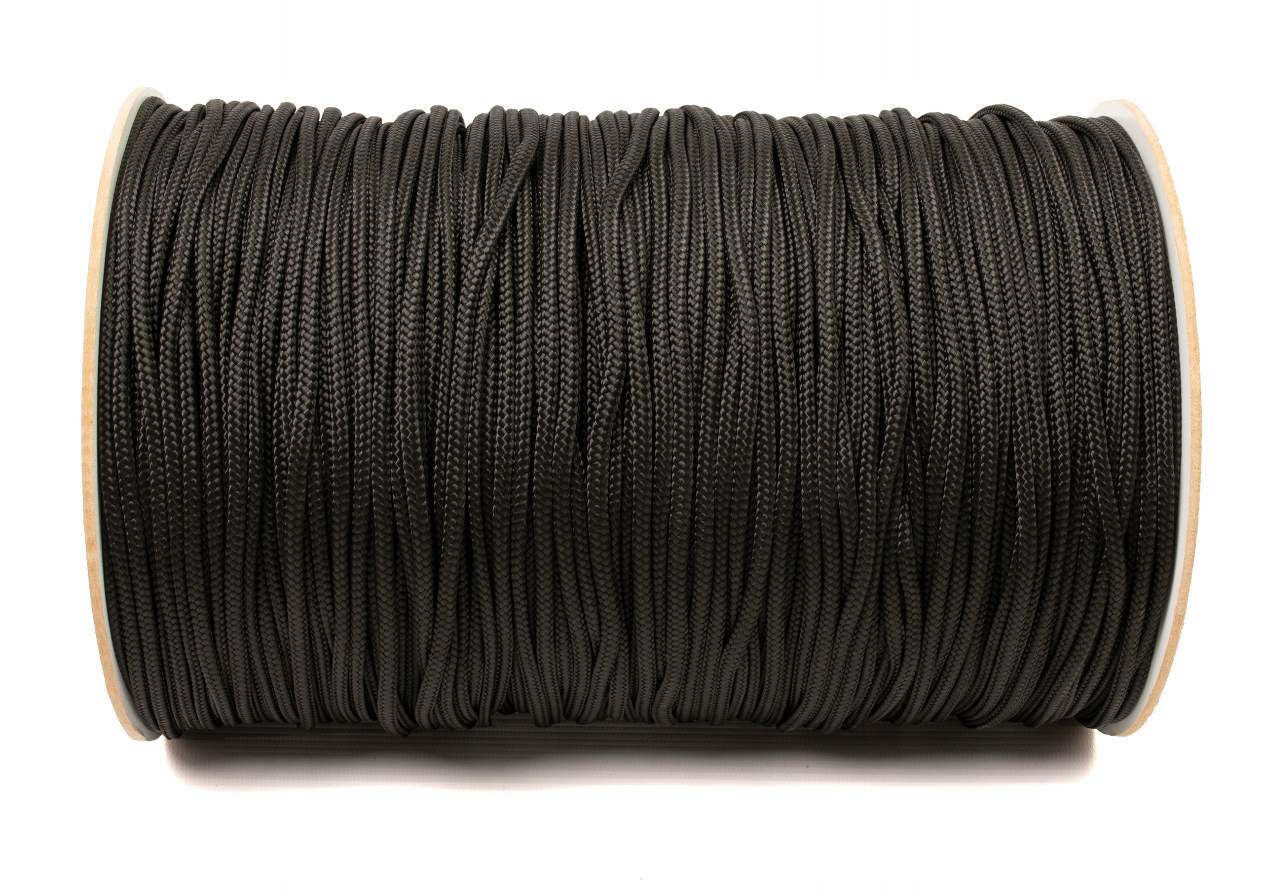 Polypropylenové Lano Pletená šňůra Černá Silná 5mm 300M Celá Cívka