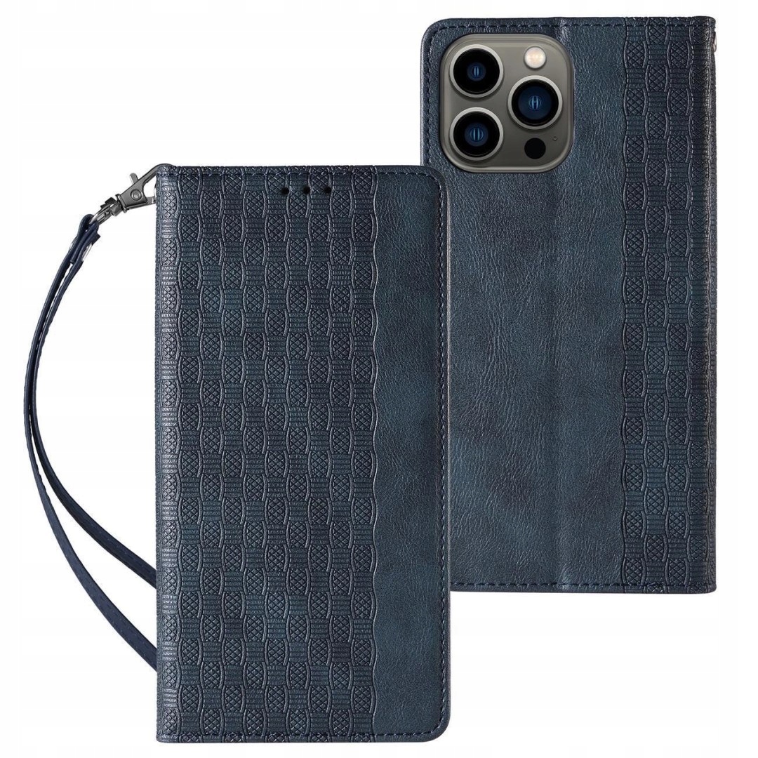 Magnet Strap Case etui do iPhone 13 Pro Max pokrowiec portfel mini smycz