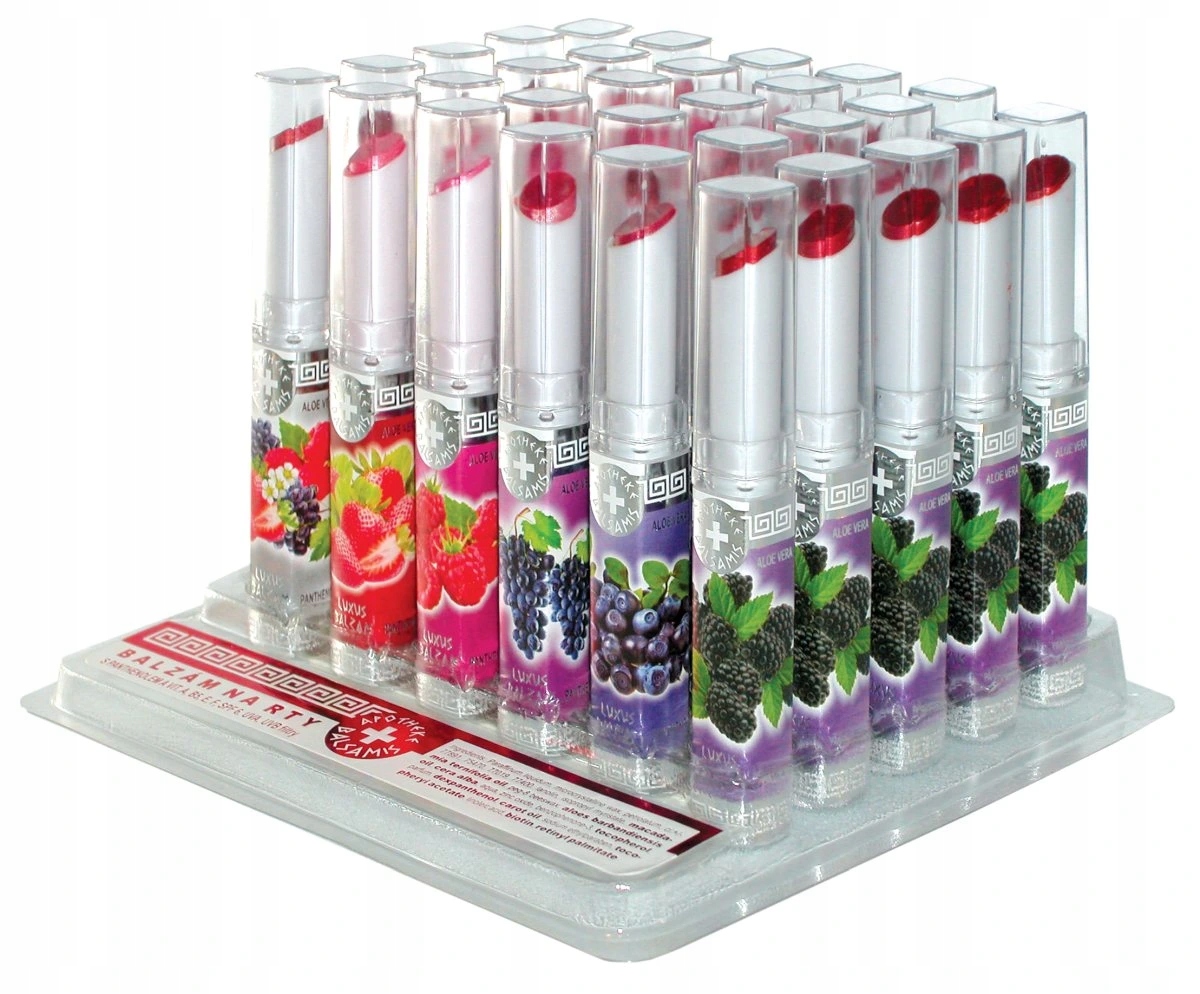 Balsamis Luxus balzám na rty ovocný set 1 30 ks