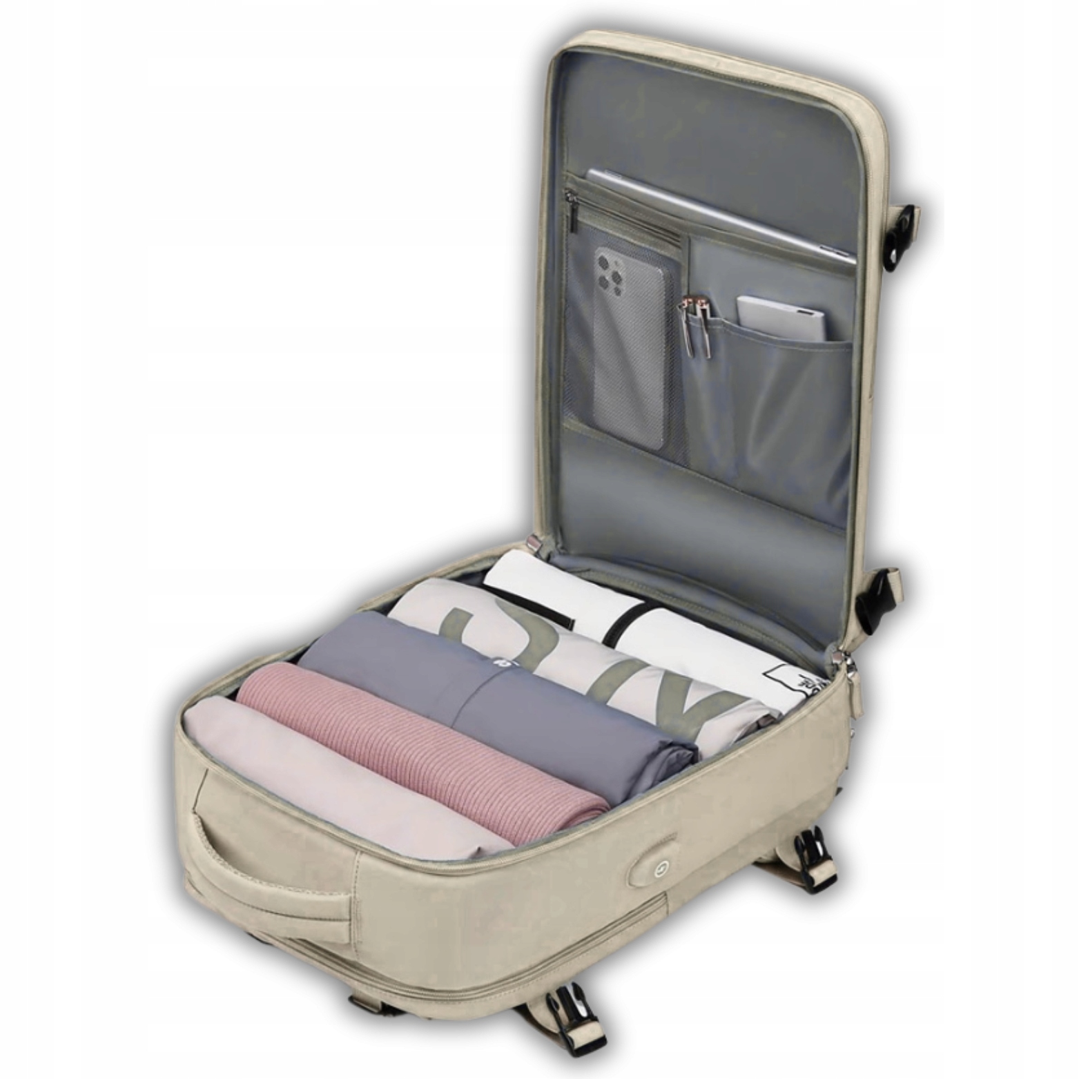 PLECAK WALIZKA PODRÓŻNY DO SAMOLOTU RYANAIR WIZZAIR BAGAŻ PODRĘCZNY USB Marka Bergens