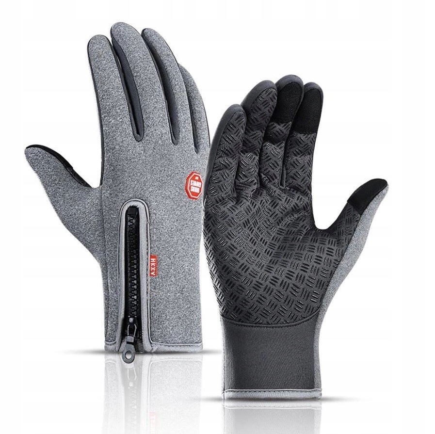 DOTYKOWE RĘKAWICZKI SPORTOWE WODOODPORNE ROWEROWE Marka inna