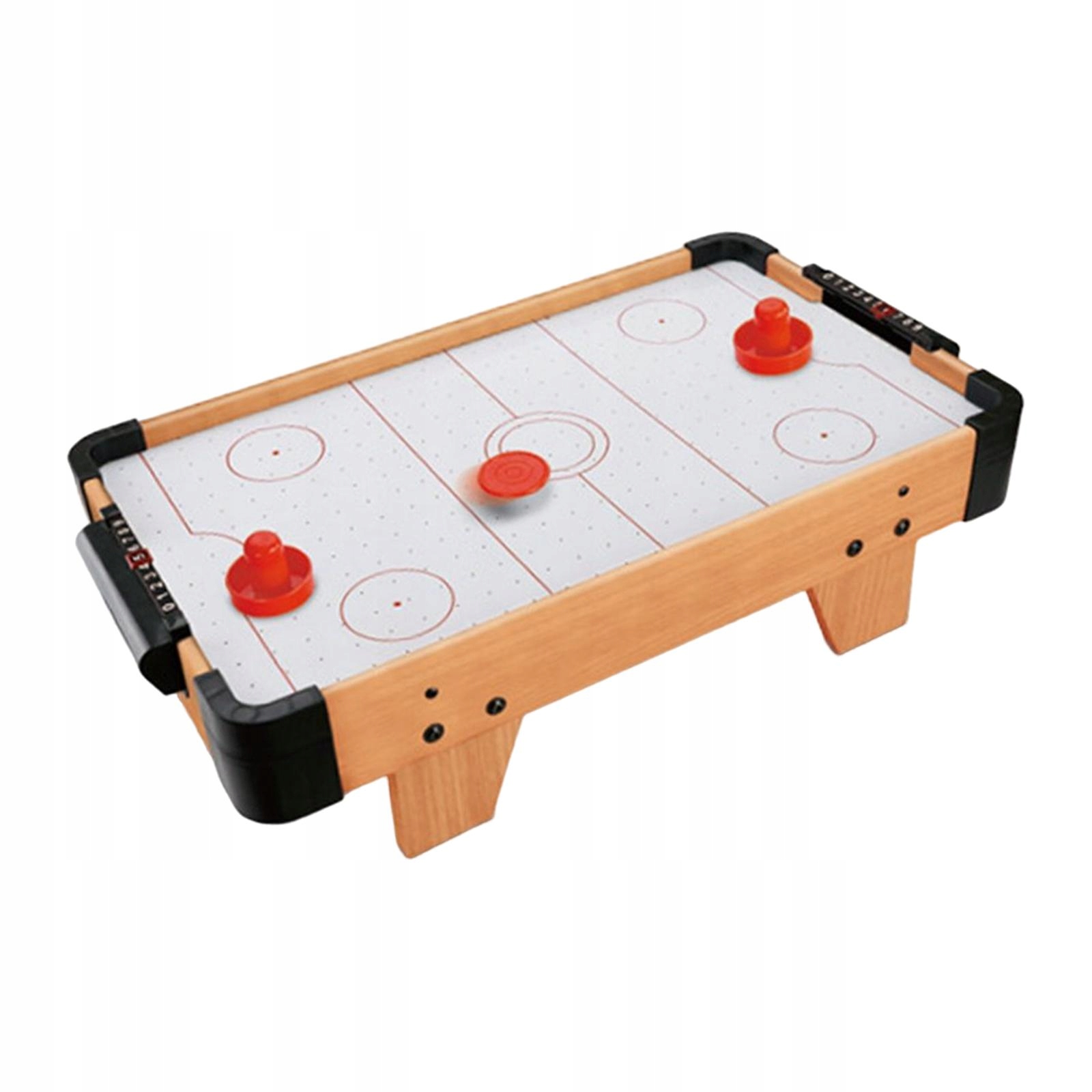 Mini Air Hockey Table with Sliders and Pucks