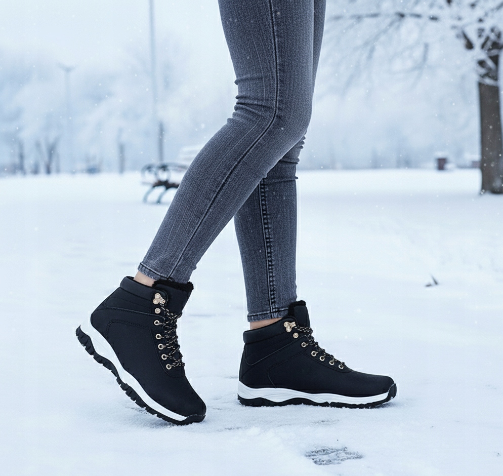 BUTY ZIMOWE DAMSKIE SPORTOWE OCIEPLANE ŚNIEGOWCE TRAPERY Botki P3 Rozmiar 37