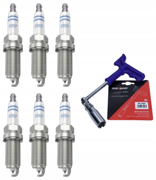 BOSCH 0 242 236 653 Świeca zapłonowa + klucz do świec 16mm