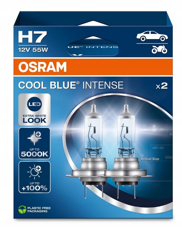 ŻARÓWKA H7 COOL BLUE INTENSE 2szt OSRAM