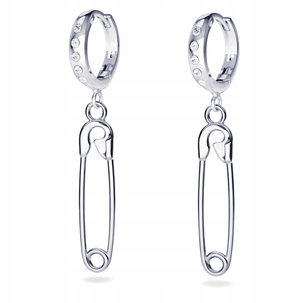 Agrafka Agrafky Stříbrné náušnice pouta stříbro 925 Symbol ochrany