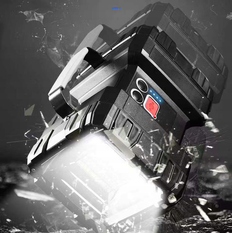 WIELOFUNKCYJNA LATARKA LED SZPERACZ POWERBANK LED Zasilanie akumulatorowe