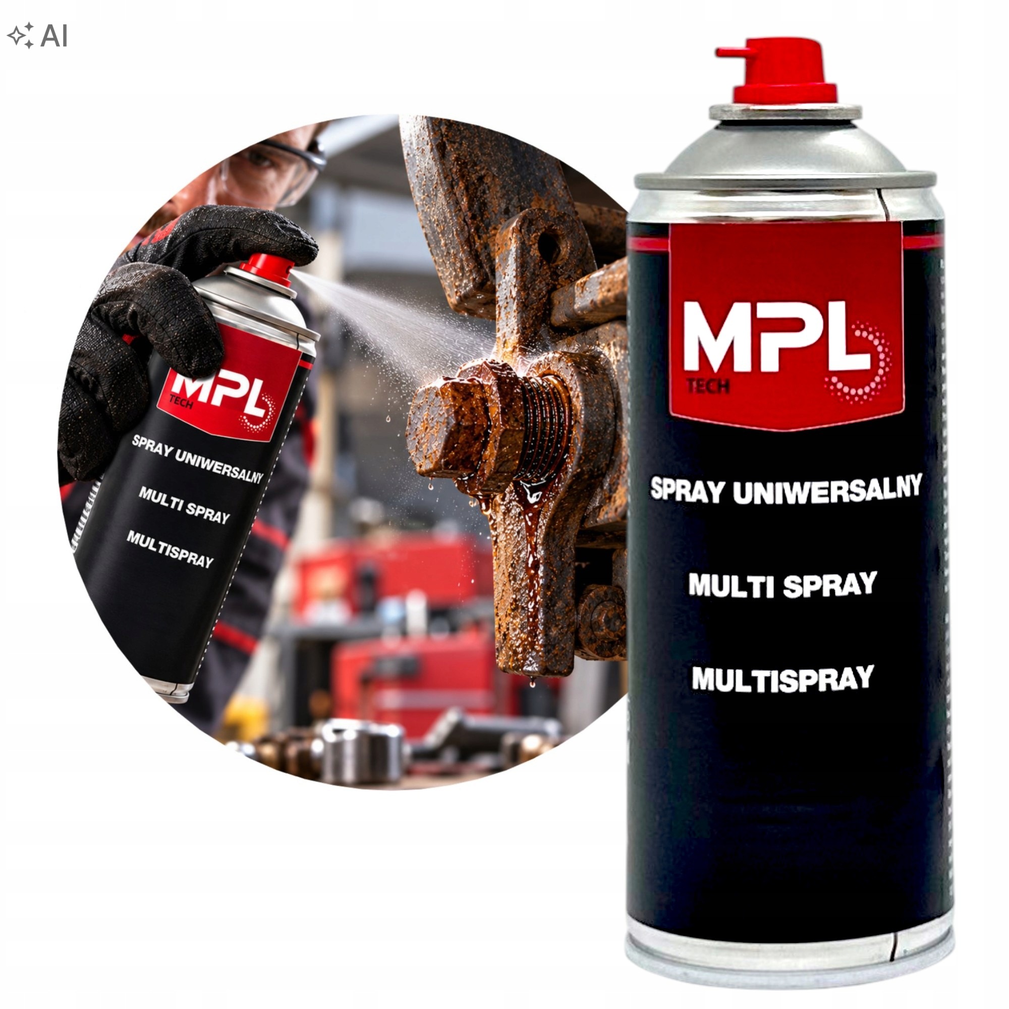 Mpl Odrdzewiacz Penetrator w Sprayu 400ml Smaruje i Chroni