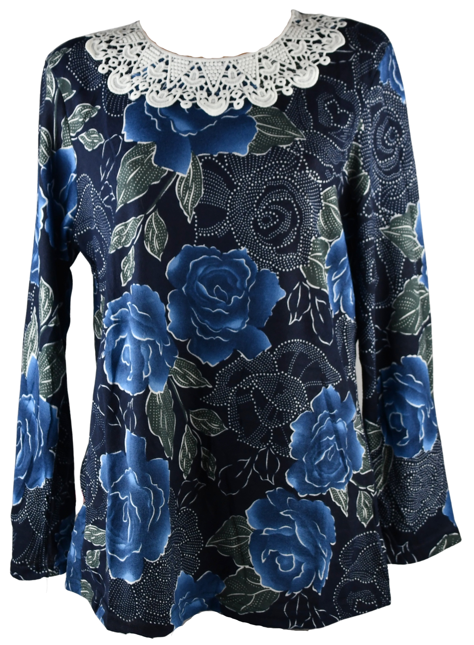 

T-shirt Koszulka Bluzka Damska Wzór Kwiatki R. 3XL