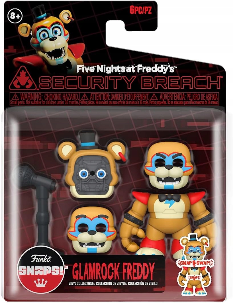 Glamrock Freddy Five Nights at Freddy's FNAF Funko Snaps Action Figure ...