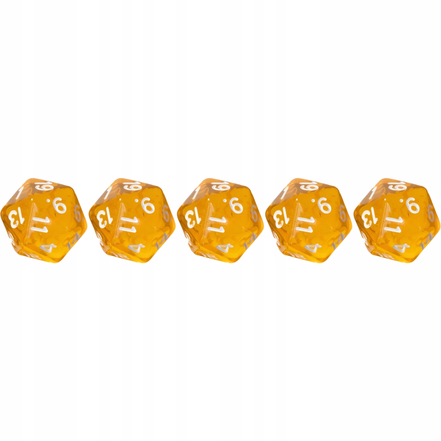 ZESTAW 5 KOSTEK K20 RPG NIEZGŁĘBIONY HORYZONT KOŚĆ DWUDZIESTOŚCIENNA