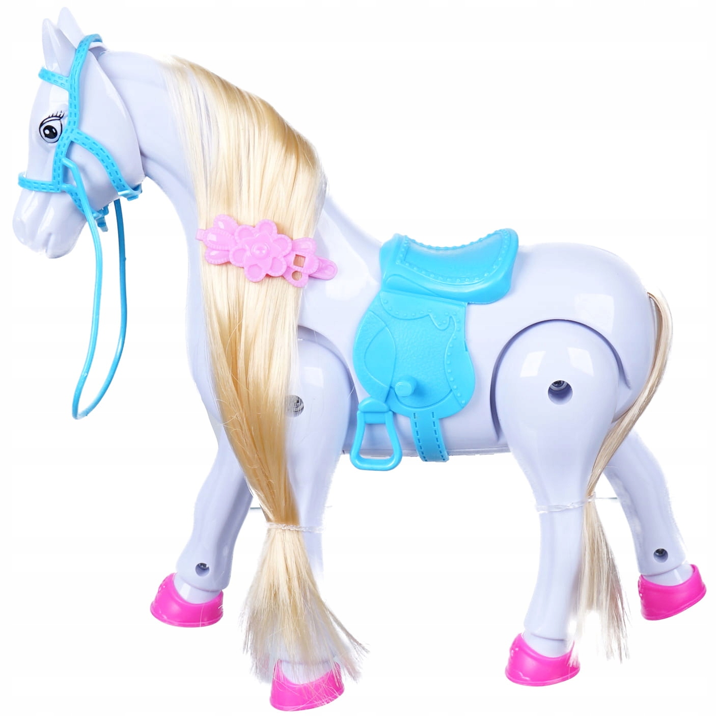 CHODZĄCY KOŃ NA BATERIE KONIK Z AKCESORIAMI Marka inna