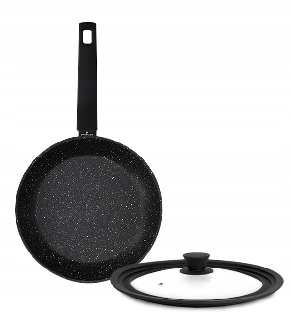 Zwieger Forte Patelnia Nieprzywierająca 24 CM Pokrywka Silikonowa 3W1