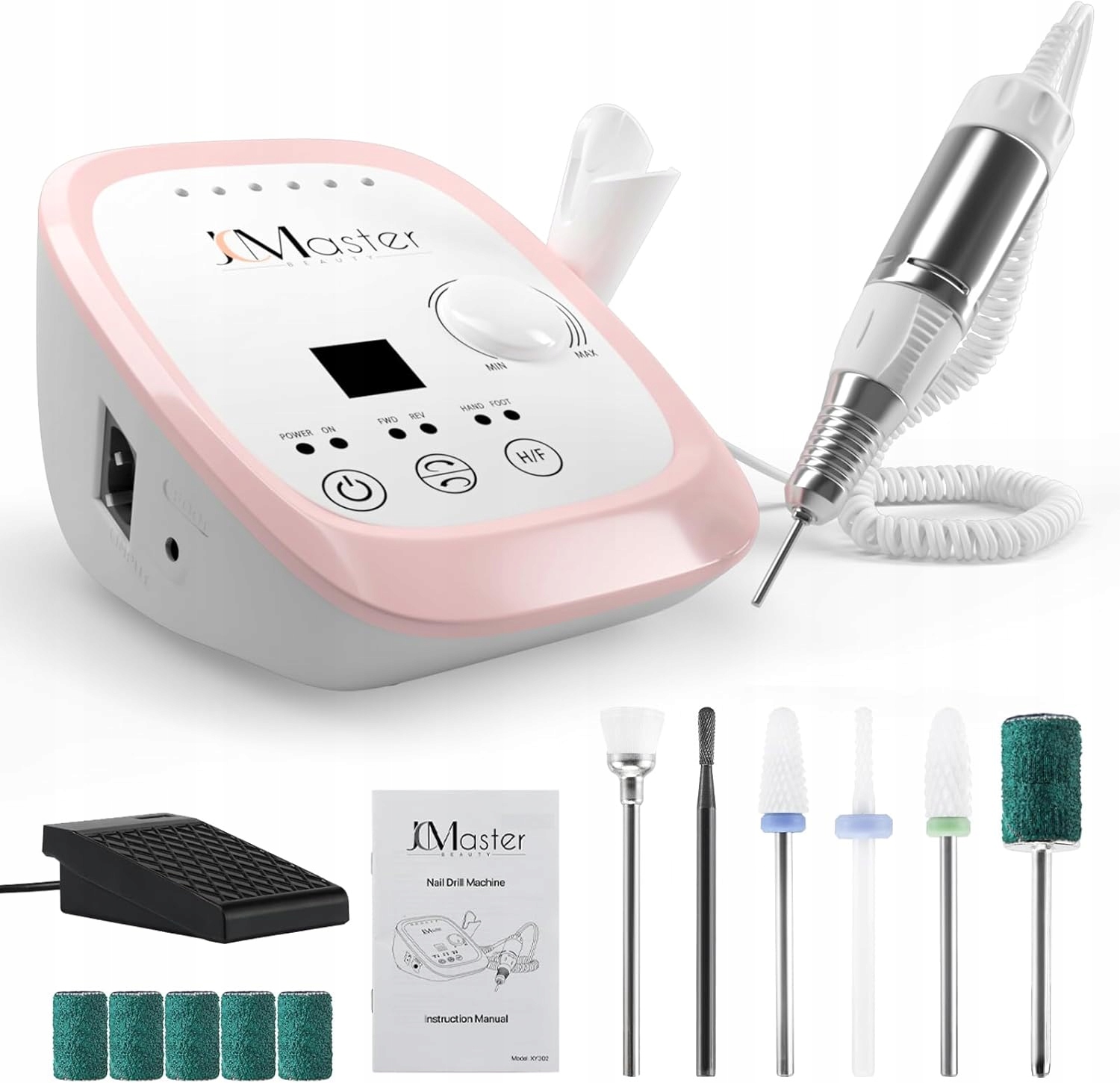 JCMaster Bruska na nehty 35000 ot/min, s nožním pedálem 35 W