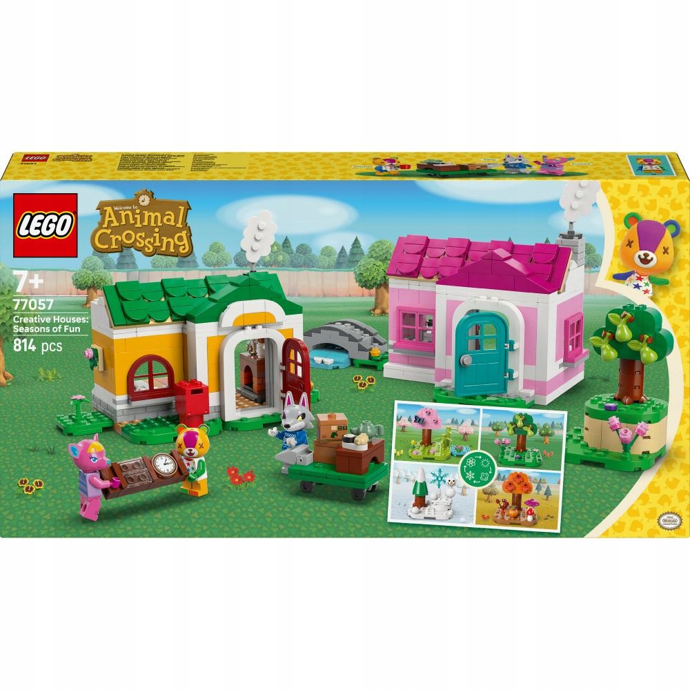 Lego Animal Crossing Kreativní domy: Zábavné období 77057