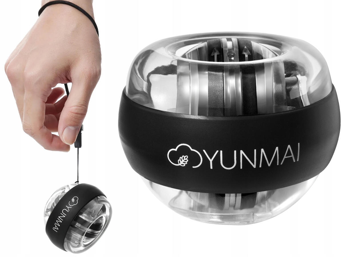 

Kula Do Ćwiczeń Nadgarstka Yunmai Wrist Ball Black