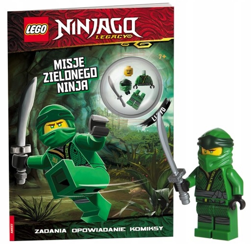 

Lego Ninjago Zielony Ninja +książeczka z zadaniami