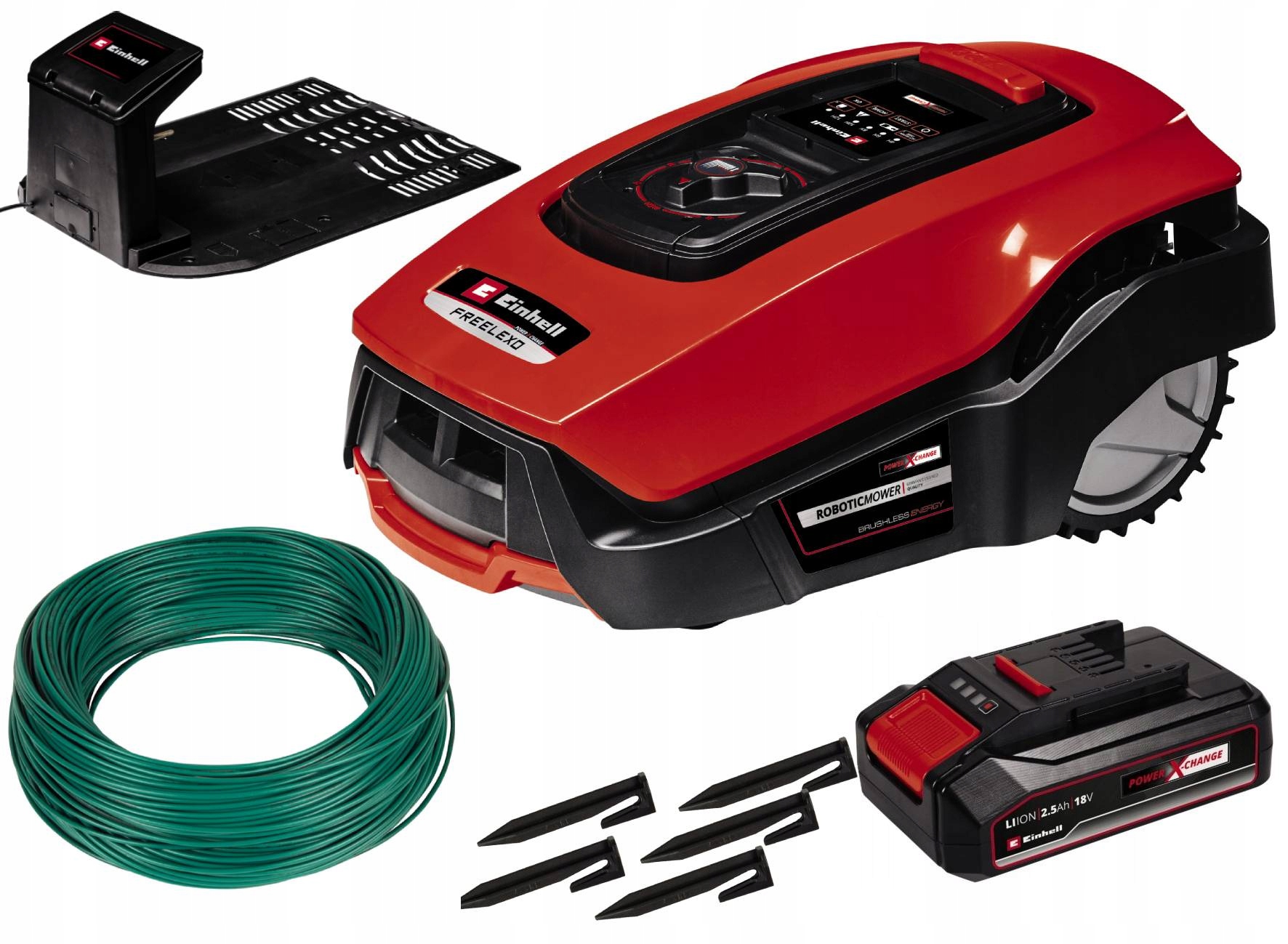 ROBOT KOSZĄCY FREELEXO 500 BT DO TRAWY APLIKACJA BLUETOOTH EINHELL EAN (GTIN) 4006825653496