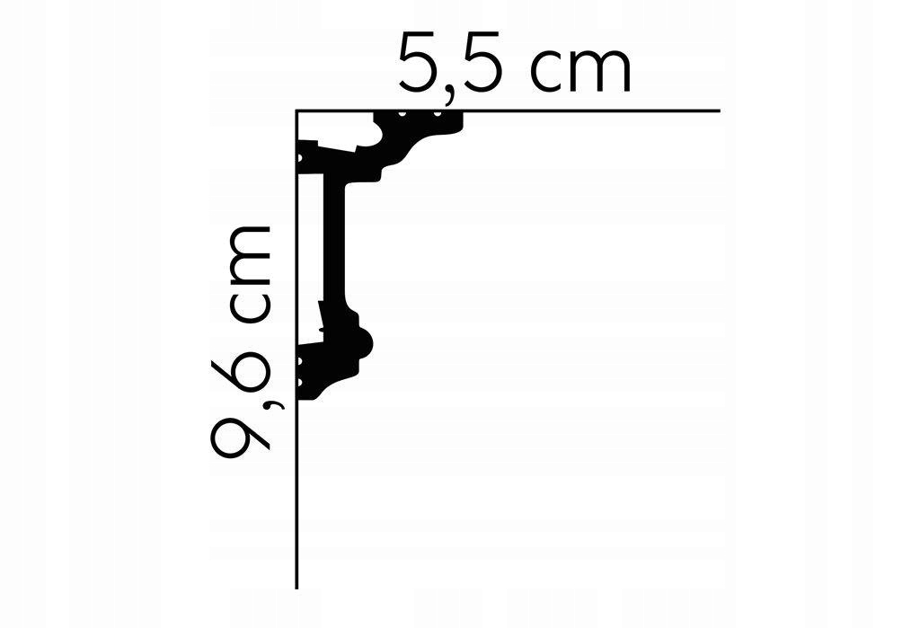 OSŁONA KARNISZA MASKOWNICA Listwa karniszowa 10 cm Kod producenta MD137