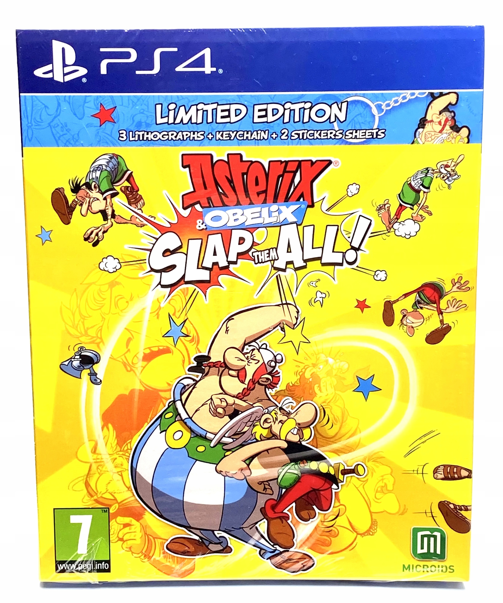 ASTERIX & OBELIX - SLAP THEM ALL! + BONUSY: BRELOK i NAKLEJKI | NOWA | PS4