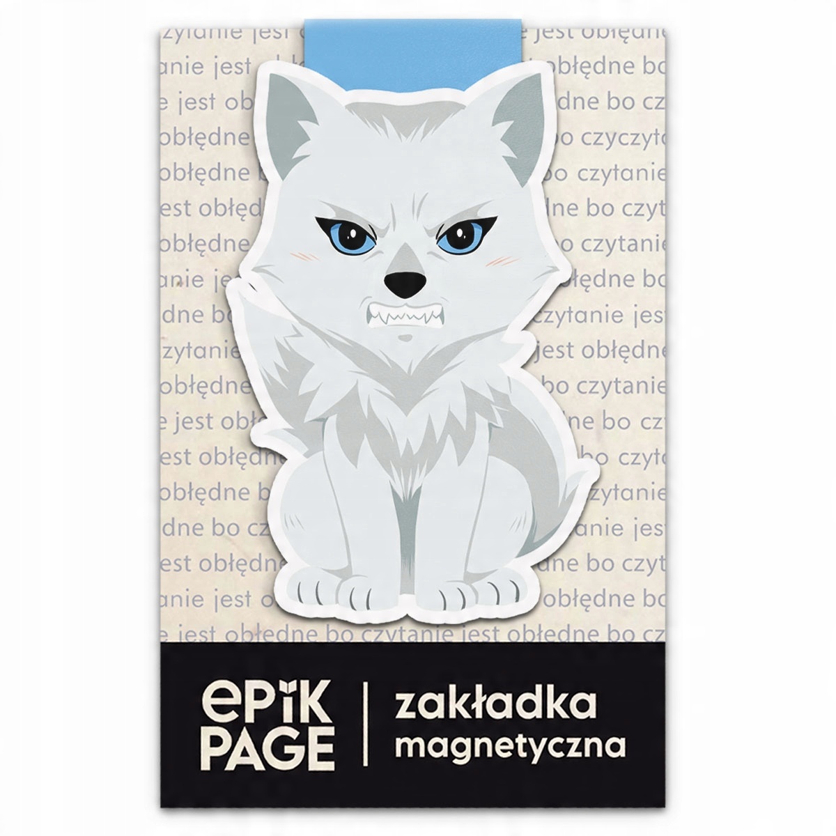 

Zakładka magnetyczna do książek Biały Wilk