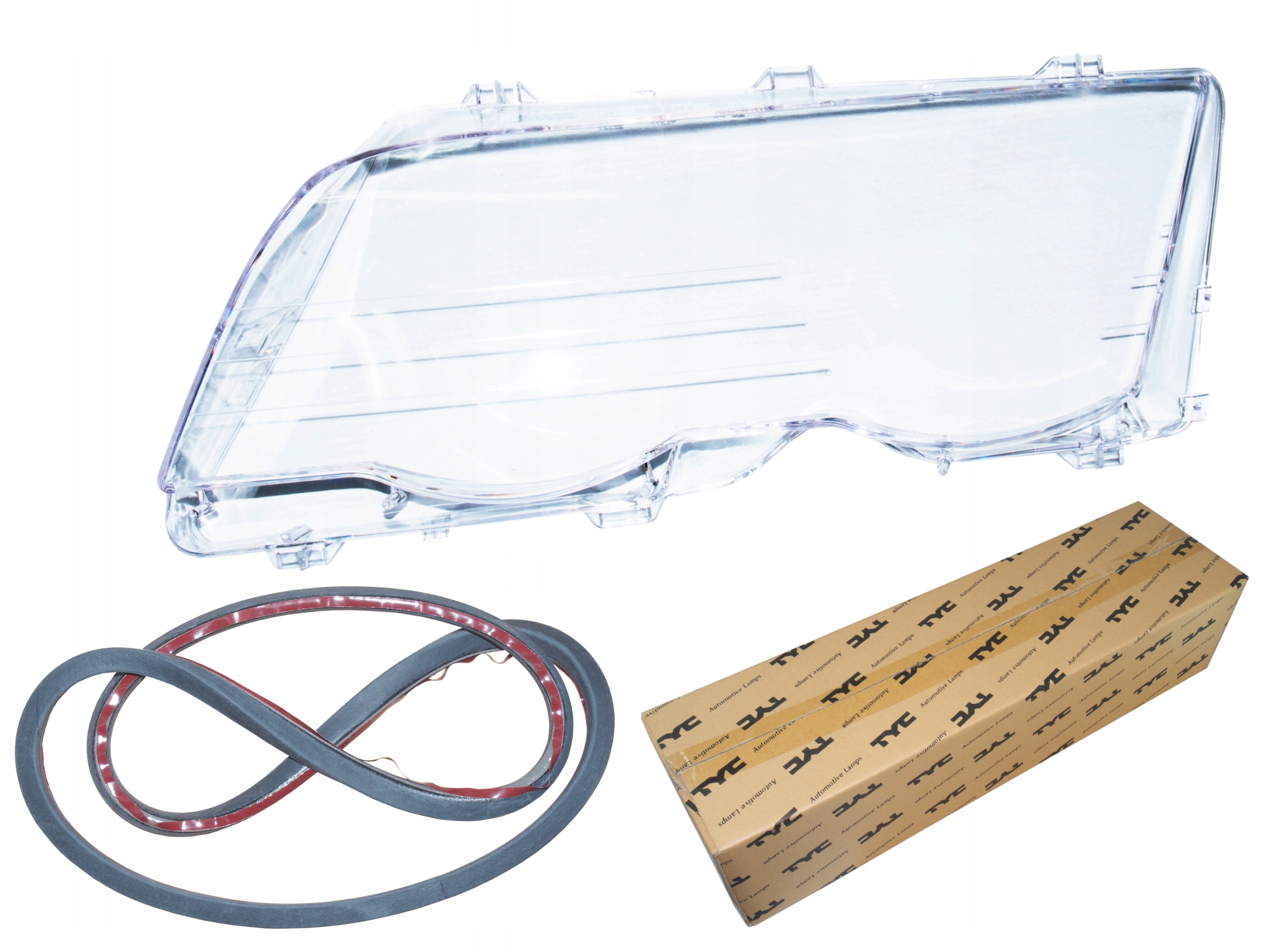 KLOSZ SZKŁO REFLEKTORA BMW 3 E46 98-01 PRZÓD LEWE