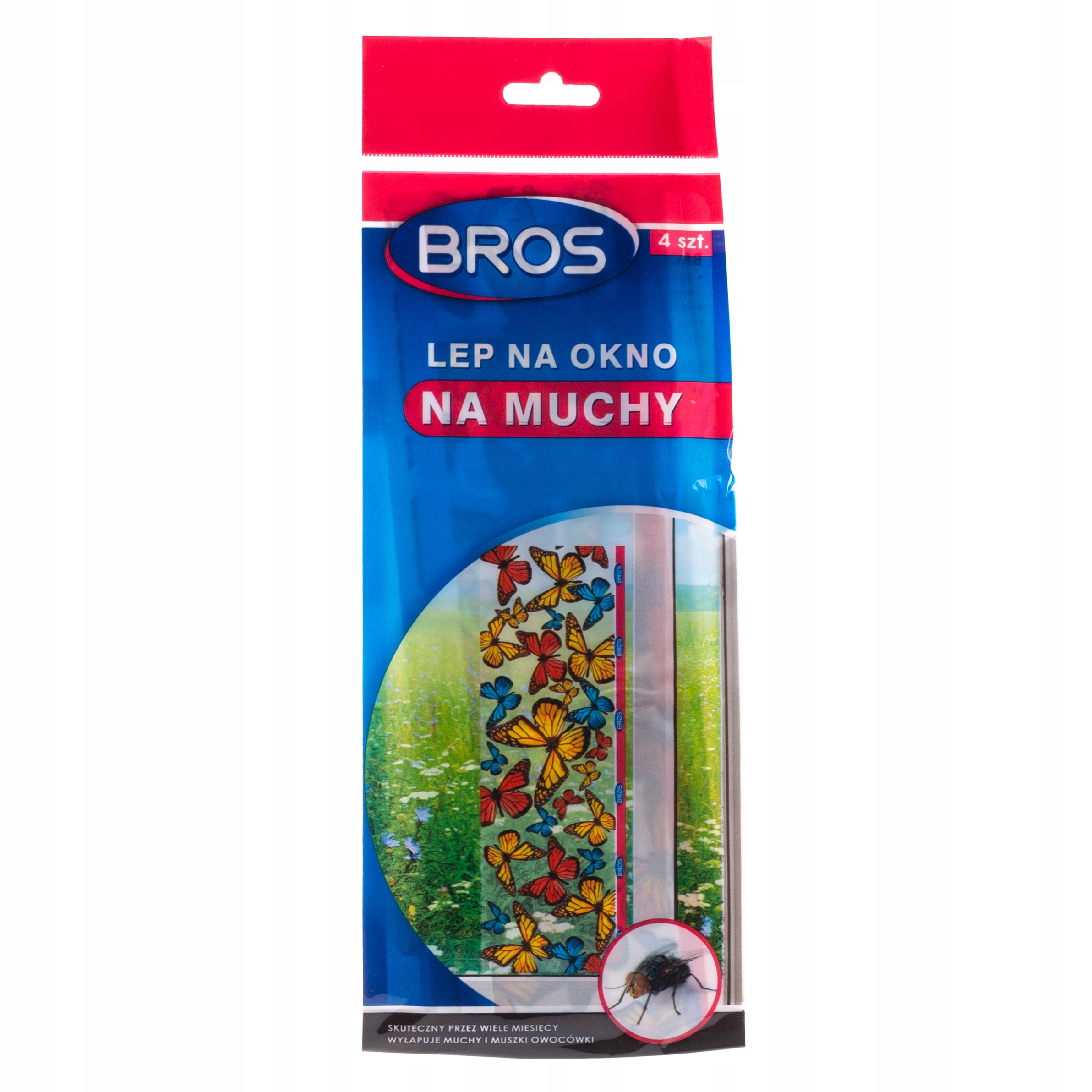 

Lep na Muchy na Okno Muszki Owocówki Bros 4szt.