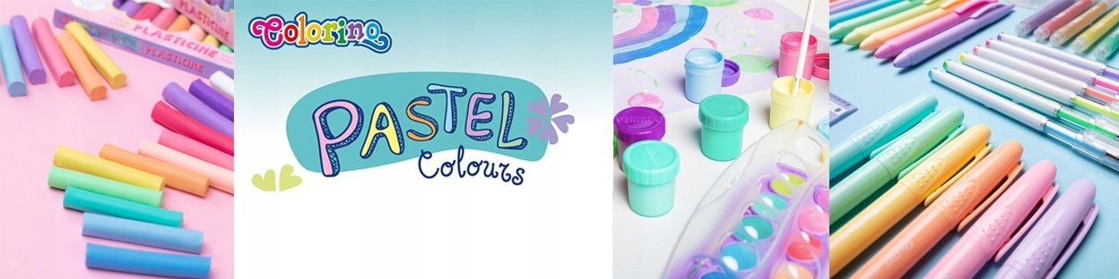 ZESTAW 6 PASTELOWYCH OŁÓWKÓW HB COLORINO Marka Colorino