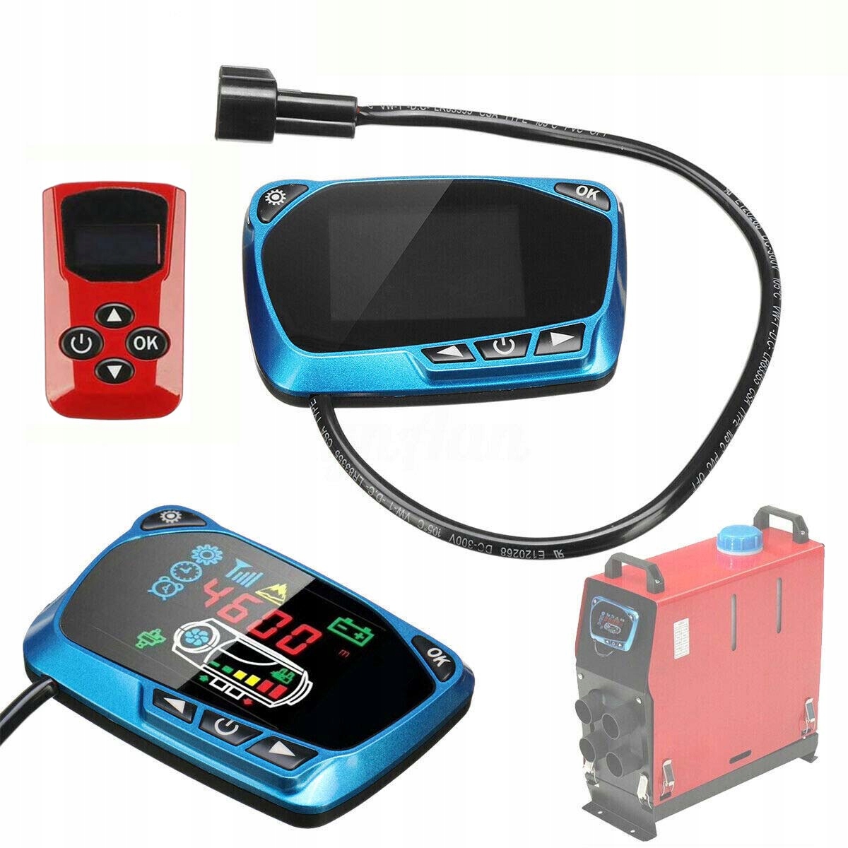 LCD displej Topení Parkovacího Automobilová