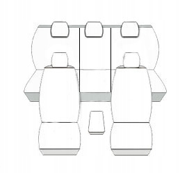 Pokrowce DEDYKOWANE do Peugeot 308 SW 07-13r. P4 Rodzaj Dedykowane