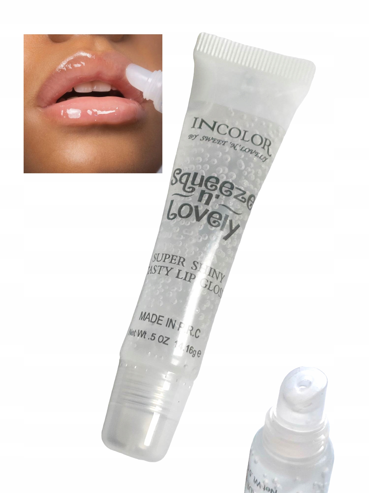 

błyszczyk Clear efekt tafli wody wet look Gloss