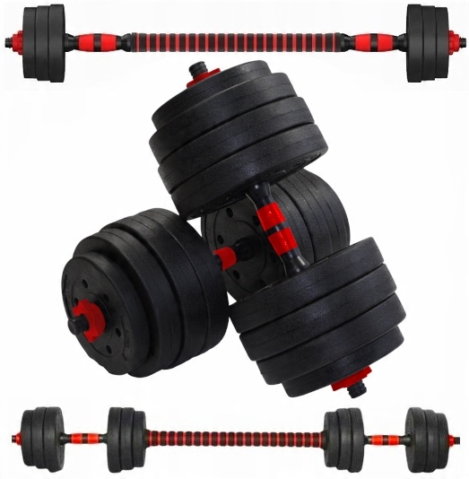 

Hantle 40KG Zestaw 2x20KG Sztanga Gryf Łącznik