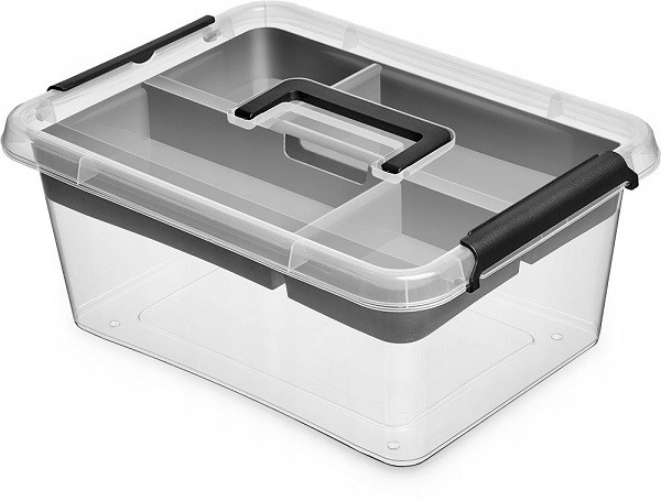 

Pojemnik Plastikowy Organizer 4 Przegródy 12,5l