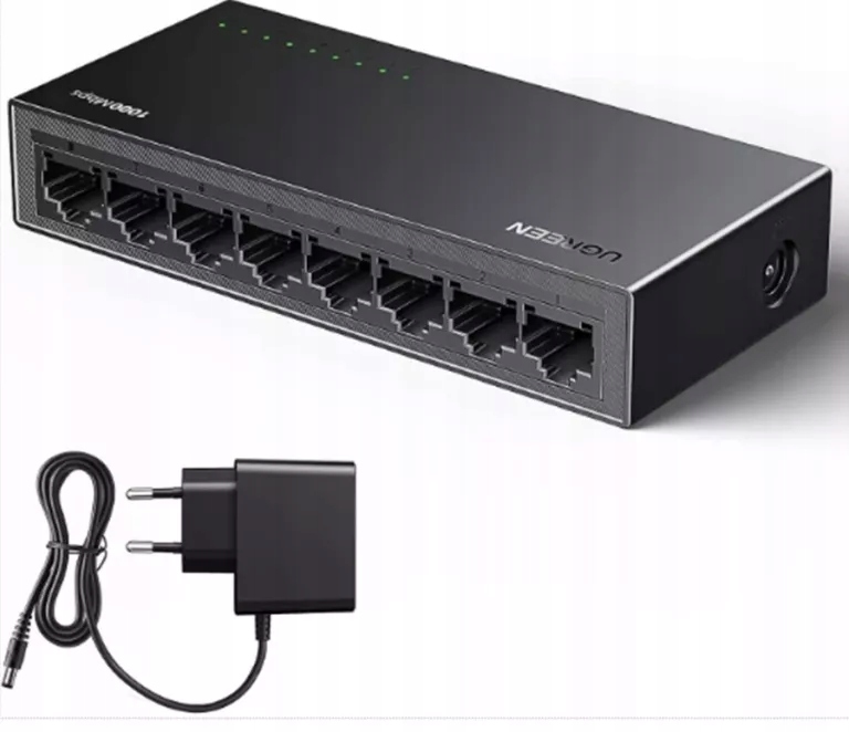 Ugreen Lan Przełącznik 8-PORT Gigabit Switch, Ethernet Switch