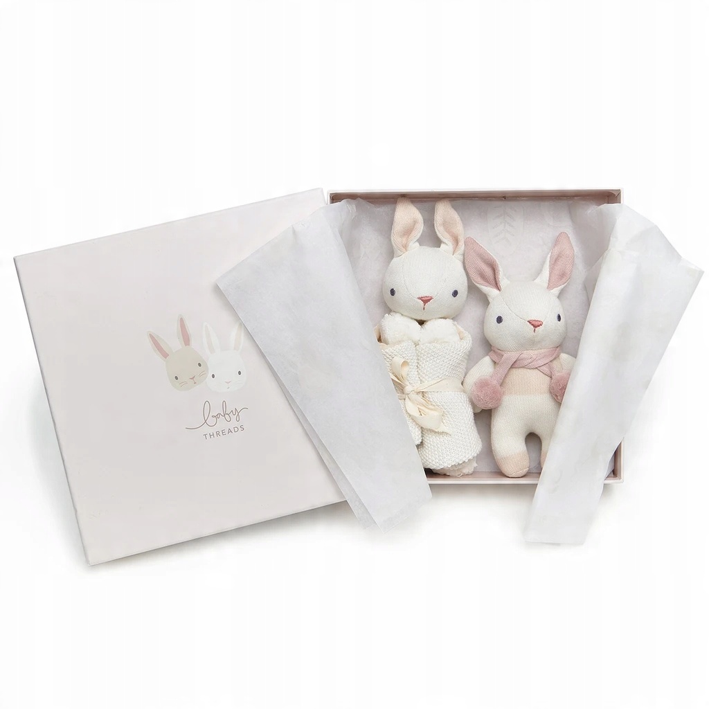 

Grzechotka i kocyk Cream Bunny ThreadBear prezent