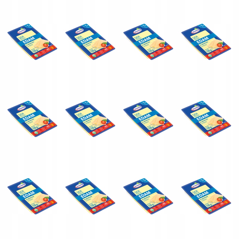 Sýr Edam plátky 150 g Sm Mlekpol X12