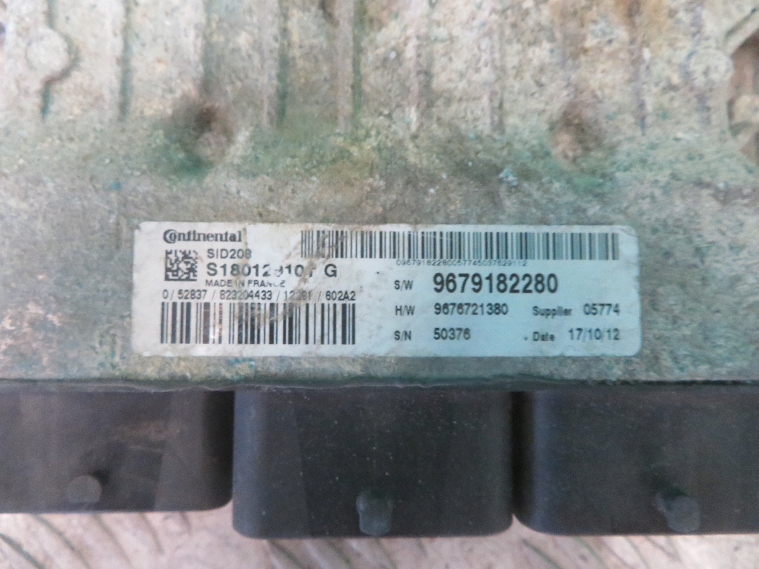 computer control unit of the engine BOXER JUMPER DUCATO 13R 9679061680 S180129101E
