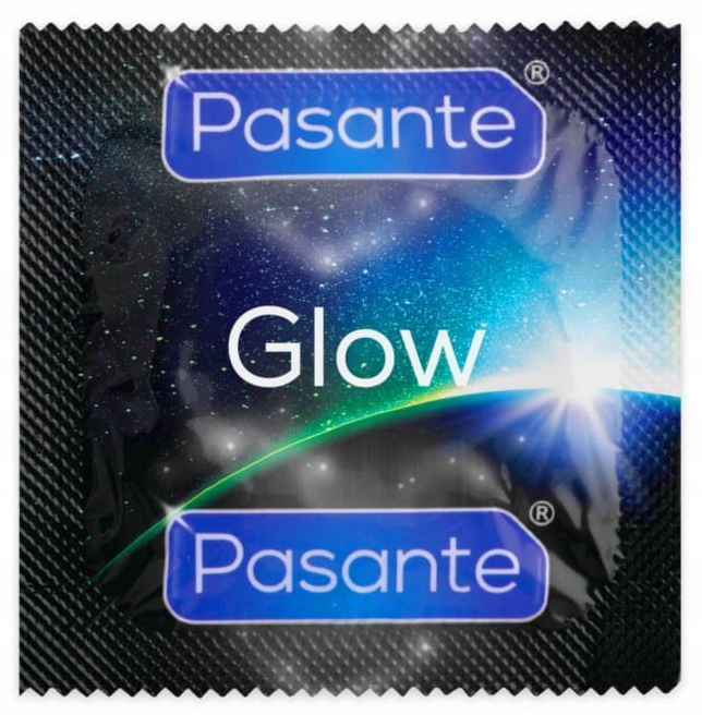 

Świecące w ciemności prezerwatywy Pasante Glow
