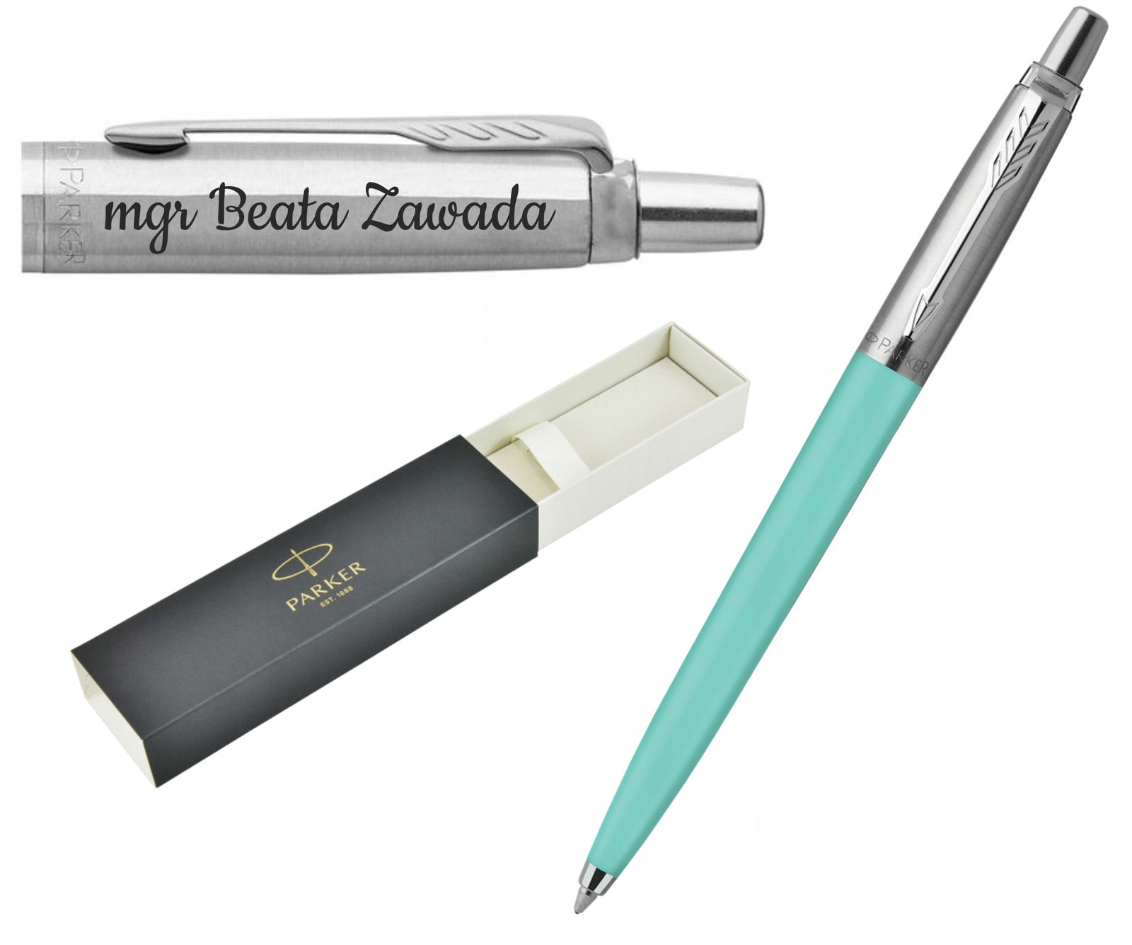 

Długopis Parker Jotter Mietowy Imię Logo Grawer