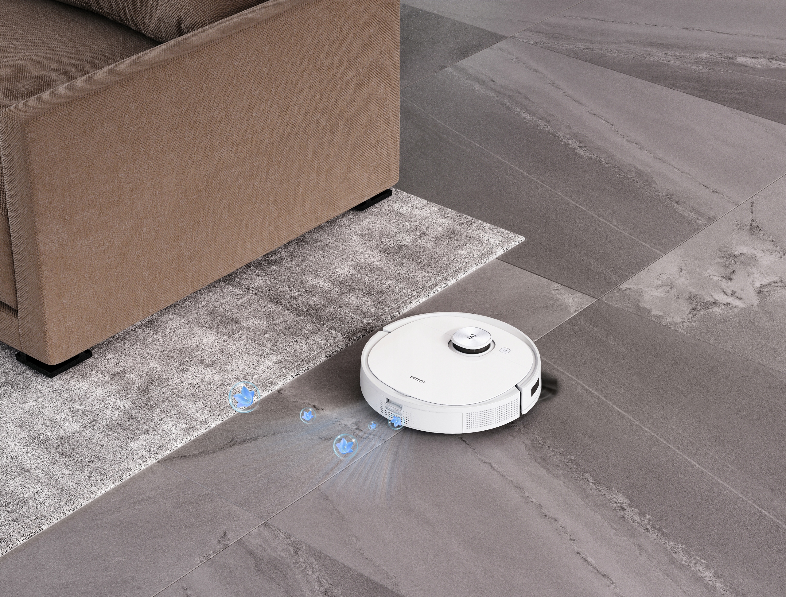 ECOVACS DEEBOT OZMO T9 robot sprzątający odkurzacz Kolor dominujący biały