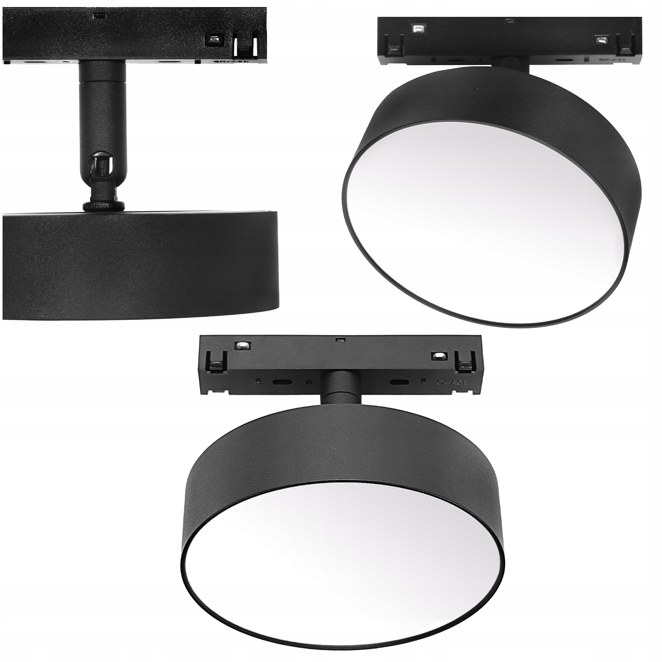 Magnetická Lampa 10W 4000K Černá, Dlouhá Životnost, Energeticky Úsporná DDCX-004