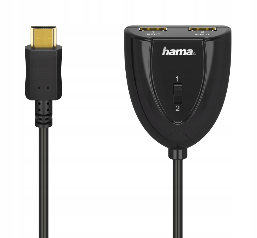 

Przełącznik Rozdzielacz Hdmi 2x1 Hama