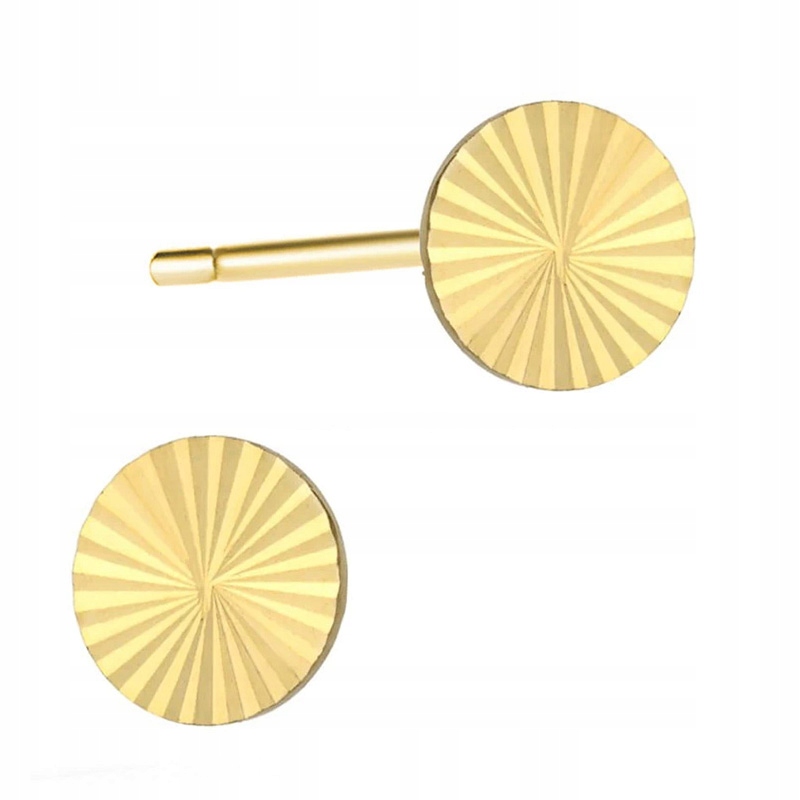 Zlaté Náušnice pr. 585 Diamantové Kroužky 14k